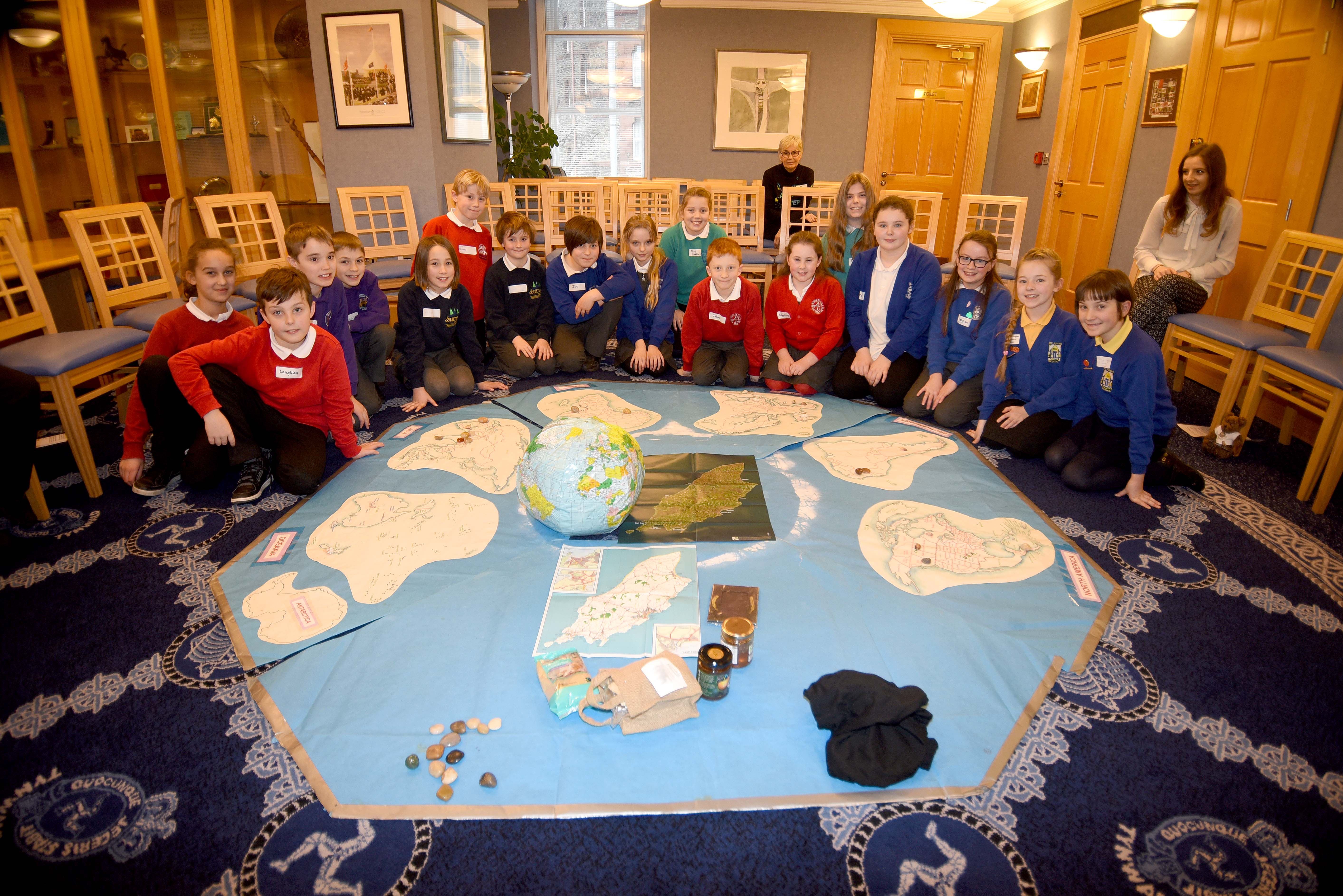 The One World Centre's primary school Fairtrade Conference at the Legislative Buildings in Douglas - Thursday, January 28 2016