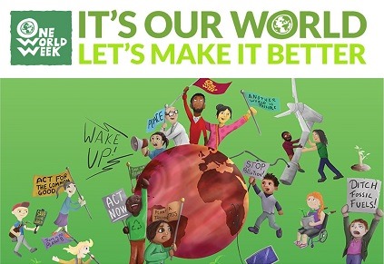 One World Week logo and image